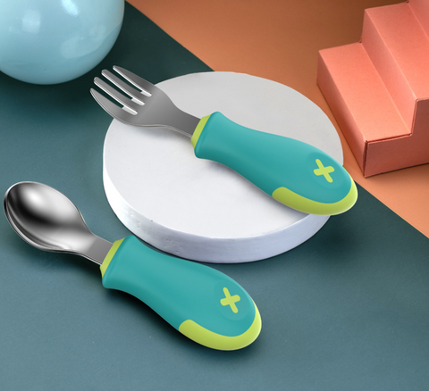 Stainless Steel Short Fork and Spoon