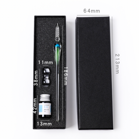 Jellyfish Glass Dip Pen Set