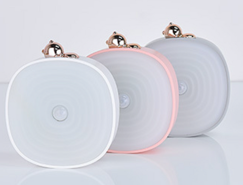 Squirrel Nightlight Pink