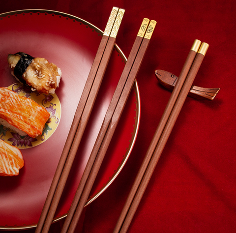 Red Sandalwood Chopstick Set 5 Set