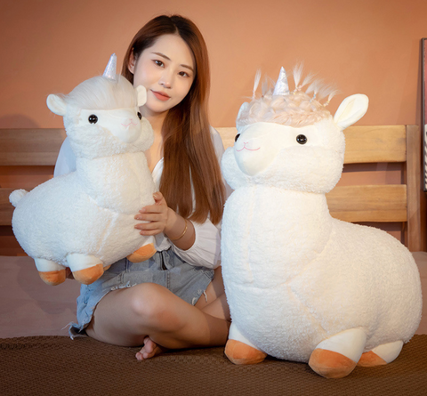 Cool Hair Unicorn Sheep Plush 50cm