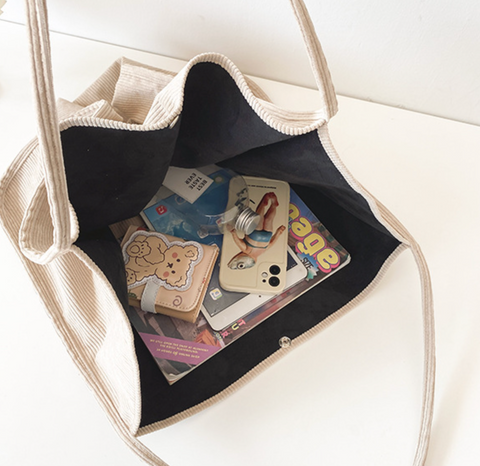 Cordoroy Tote