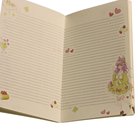 Cherry Garden Girl 22K Notebook