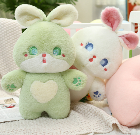 Bright Eye Heart Rabbit Plush 23cm