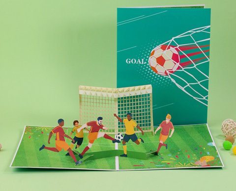 Pop Out Card Soccer