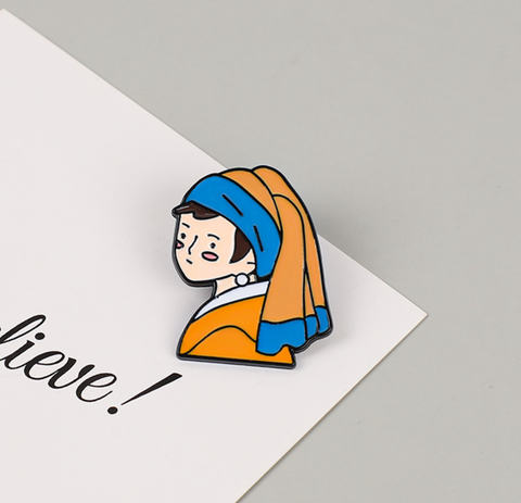 Girl with Pearl Earring Pin