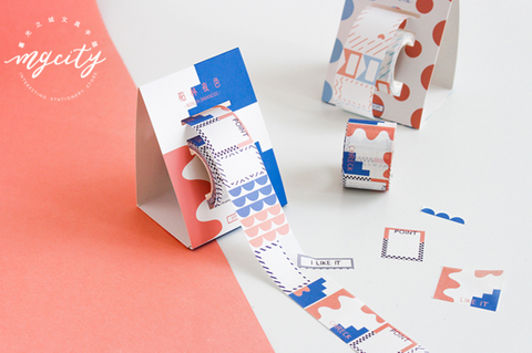 Mgcity Geometric Label Washi Roll Sticker
