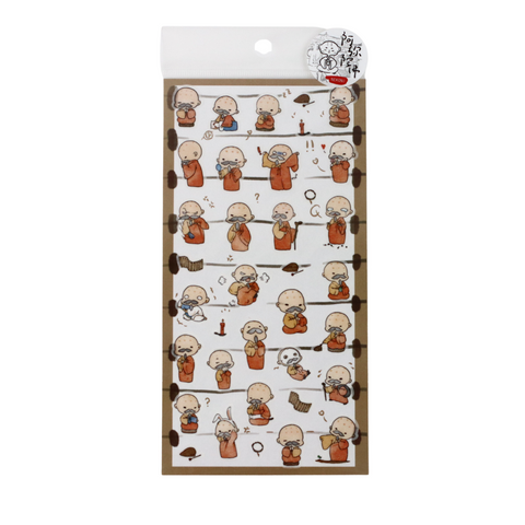 Burning Lamp Abbot Stickers
