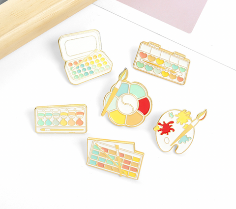 Colorful Art Pins