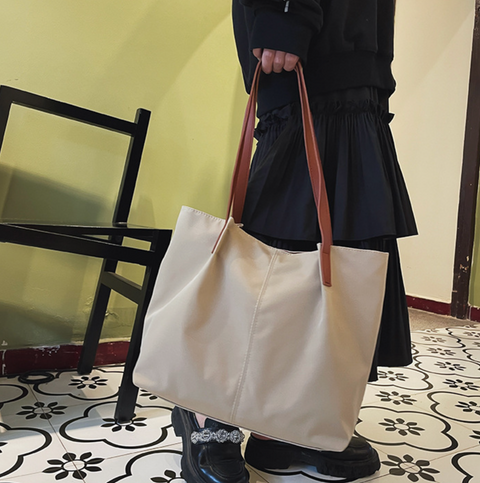 Canvas Tote Brown Strap