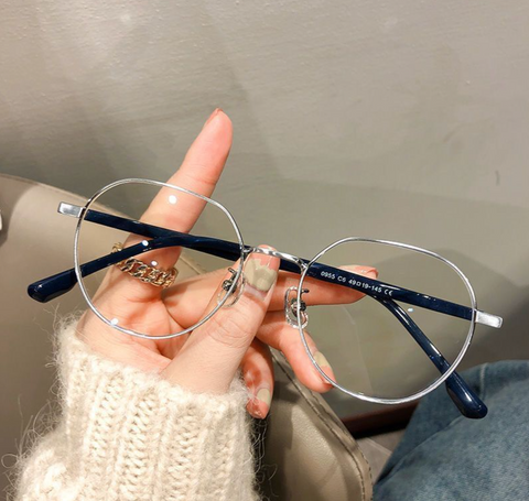 Blue Light Polygonal Retro Glasses