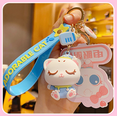 Adorable Cat Keychain