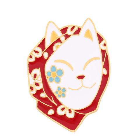 Demon Slayer Kitsune Pin