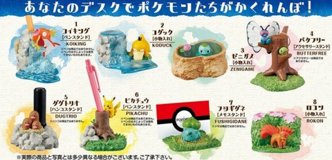 Pokemon Diorama Desk Statues