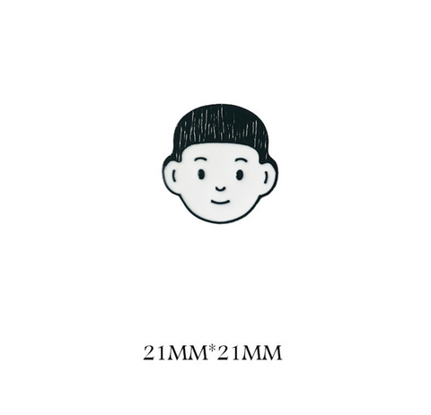 Black and White Pin