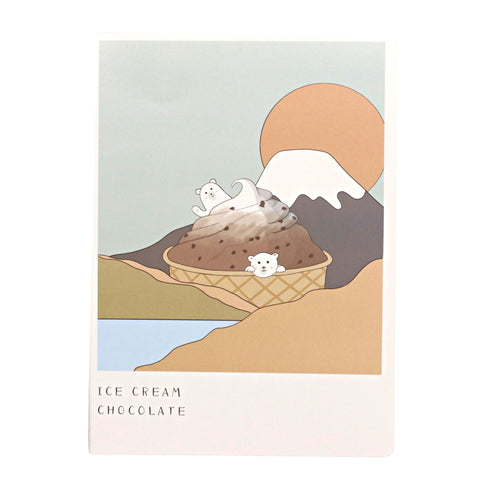 Ice Cream Animals 16K Notebook