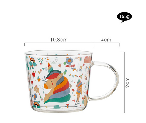 Cartoon Glass Mug