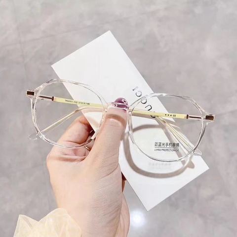 Blue Light Polygonal Glasses