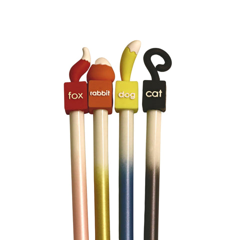 Gel Ink Pen - Animal Tails