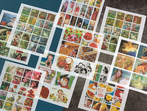 Vintage Scrapbook Sticker