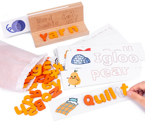 Wood Word Jumble Kit