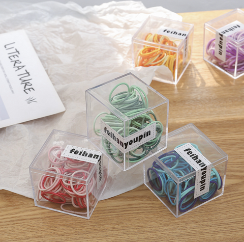Colorful Boxed Small Hairtie