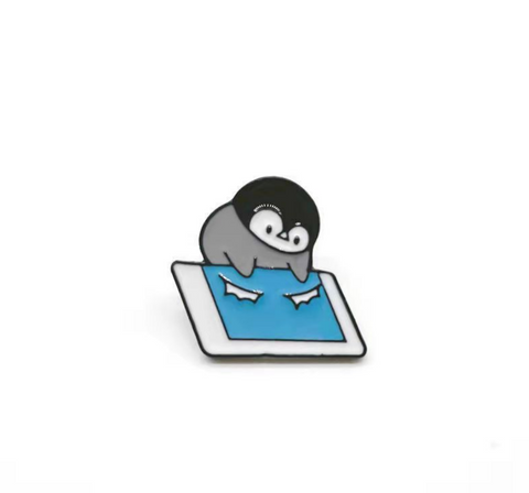 Chubby Penguin Pin