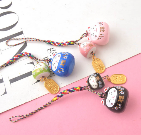 Gemini Lucky Cat Pearlescent Charm
