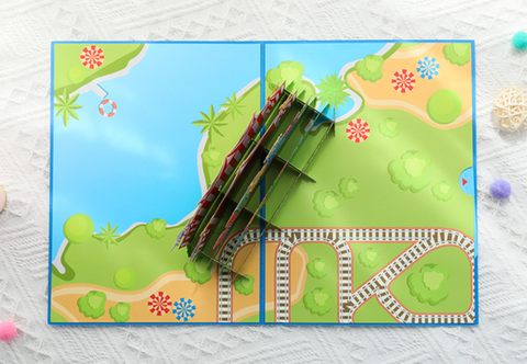 Pop Out Card Happy Birthday Carnival