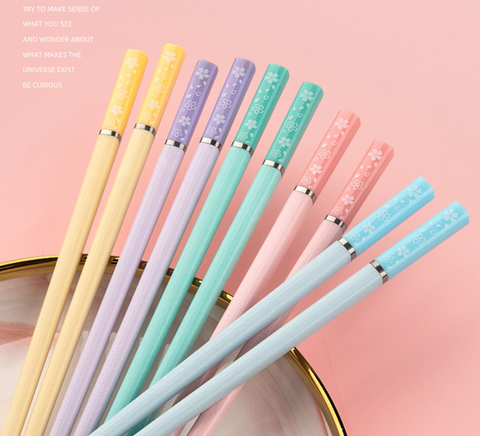 Morandi Chopsticks 5 Set Pastel