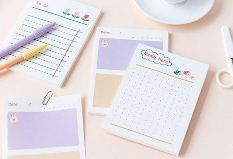 Jiyu Bright Memo Pads