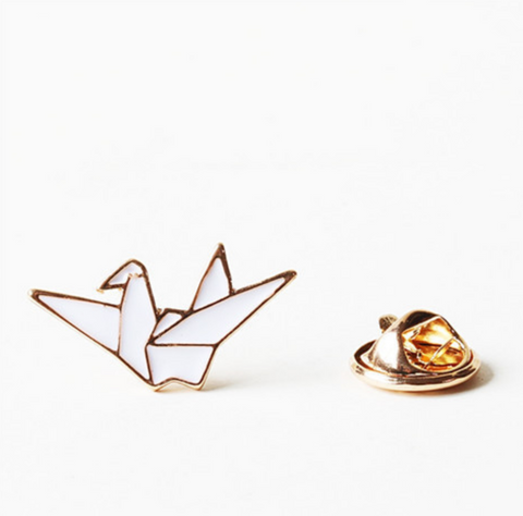 Paper Crane Pin