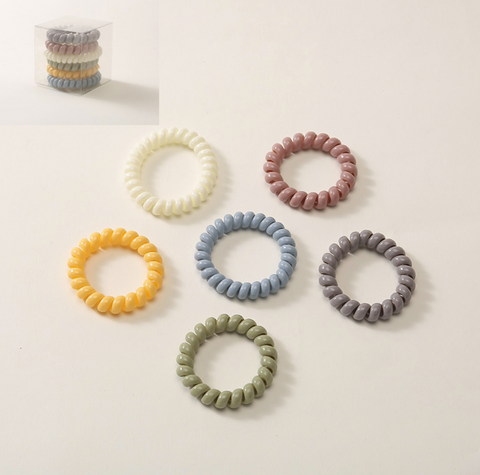 6 Set Phone Cord Band