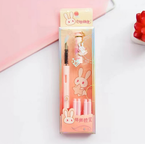 0.5mm Rabbit Fountain Pen Set