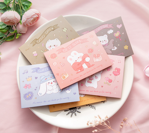 Three Fold Rabbit Card