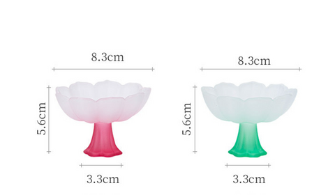Lotus Glass Goblet
