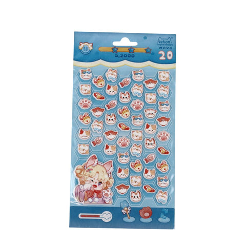Cat Matching Fun Stickers