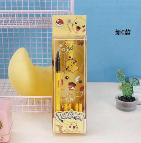0.5mm Pikachu Fountain Pen Set with Refill