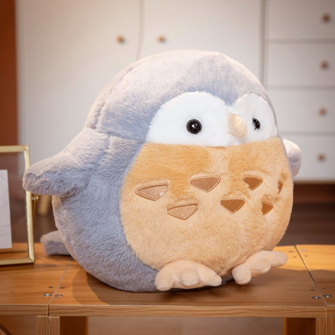 Round Owl Plush 38cm