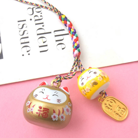 Gemini Lucky Cat Pearlescent Charm