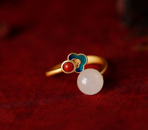 White Jade Ring