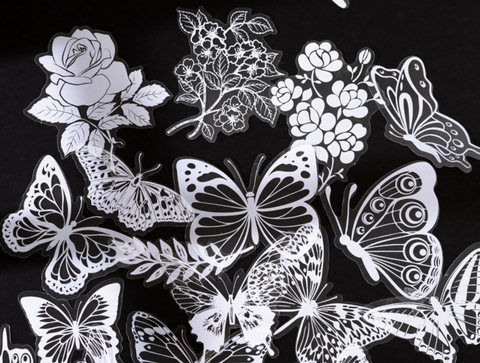 White Ink PET Stickers