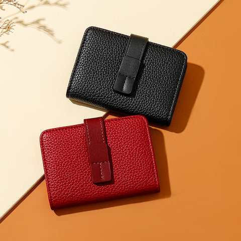 Buckle Card Holder Wallet