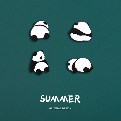Chubby Panda Pin