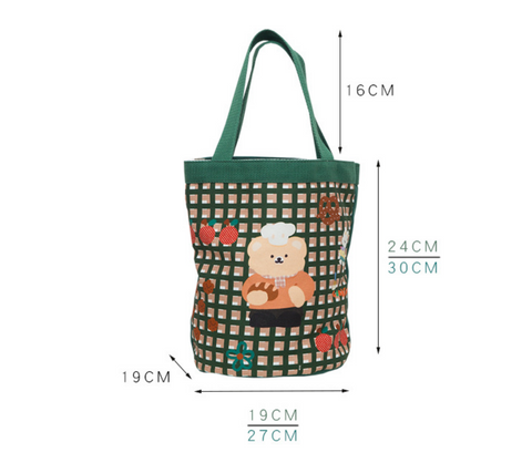 Round Pattern Short Tote