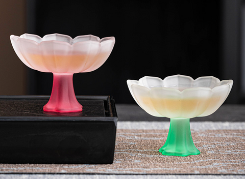 Lotus Glass Goblet