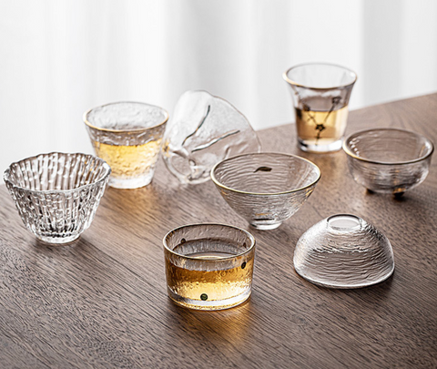 Japanese Gold Edge Glass Cup