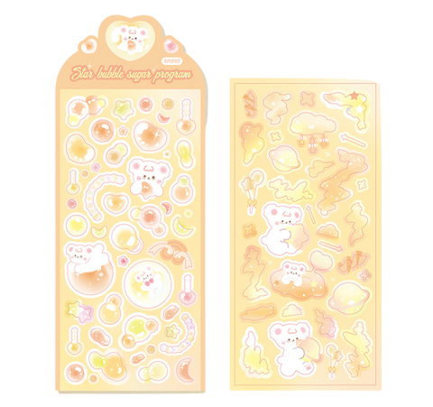 Jiyu Star Bubble Sugar Stickers