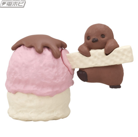Penguin and Ice Cream Statues