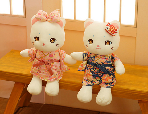 23cm Sweet Japanese Cat Girl Plush